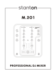 Stanton M.201 DJ Equipment User Manual