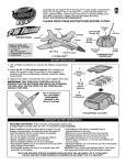 Spin Master F-16 Falcon Motorized Toy Car User Manual