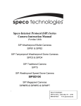Speco Technologies SIPSD10X Security Camera User Manual