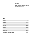 Southwing SH305, SH310, SH315 Headphones User Manual