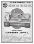 Southbend SB1059F Lathe User Manual