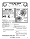 Southbend SB1049 Lathe User Manual