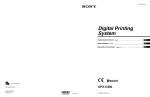 Sony UPX-C300 Digital Camera User Manual