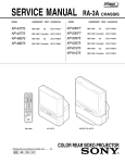 Sony KP 48S75 Projection Television User Manual