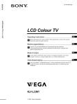 Sony KLV-L23M1 Flat Panel Television User Manual