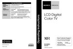 Sony KDL-46XBR10 Flat Panel Television User Manual