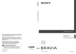 Sony KDL-40W4500 Flat Panel Television User Manual