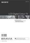 Sony KDL-40W40XX Flat Panel Television User Manual