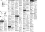 Sony ICF-M770SL Radio User Manual