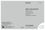 Sony HVL-MT24AM Camera Flash User Manual