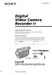 Sony DCR-TRV330 Camcorder User Manual