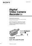 Sony DCR-TRV320E Camcorder User Manual