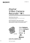 Sony DCR-PC115E Camcorder User Manual