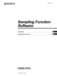 Sony D710 Digital Photo Frame User Manual