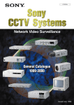 Sony CCTV Systems Security Camera User Manual