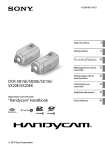 Sony 4-209-887-11(1) Camcorder User Manual