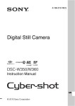 Sony 4-166-513-13(1) Digital Camera User Manual