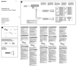 Sony 4-107-645-11(1) Car Stereo System User Manual