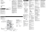 Sony 3-289-450-45(1) Stereo Receiver User Manual