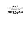 Socket Mobile IB810 Network Card User Manual