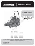 Snapper 5200 Series Lawn Mower User Manual
