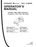 Snapper 1800, 2800, 500, 1700, 2700, 400 Lawn Mower User Manual