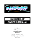 Smooth Fitness 9.6P Treadmill User Manual