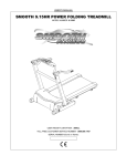 Smooth Fitness 9.15HR Treadmill User Manual