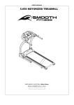 Smooth Fitness 5.65S Treadmill User Manual