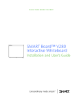 Smart Technologies V280 Whiteboard Accessories User Manual