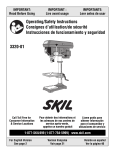 Skil 3320-01 Drill User Manual
