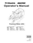Simplicity 885193 Lawn Mower User Manual