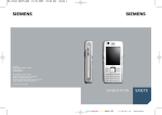 Siemens SXG75 Cell Phone User Manual