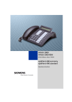 Siemens optiPoint 400 Telephone User Manual
