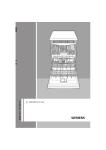 Siemens 9000407137(8811) Dishwasher User Manual
