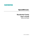 Siemens 5450 Network Router User Manual