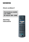 Siemens 300 Cordless Telephone User Manual