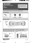 Sharp GX-BT3 Speaker System User Manual