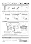 Sharp BD-HP21H Blu-ray Player User Manual