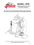 Shark HPB-4020 Clothes Dryer User Manual