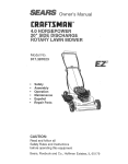 Sears 917.387023 Lawn Mower User Manual