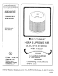 Sears 437.83163 Saw User Manual