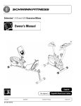 Schwinn A10 Exercise Bike User Manual