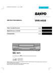 Sanyo VHR-H530 VCR User Manual