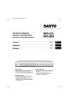 Sanyo MPX-CD4 Musical Instrument User Manual