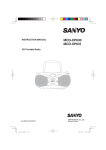 Sanyo MCD-XP630 CD Player User Manual