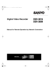 Sanyo DSR-2004 DVR User Manual