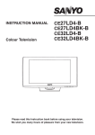 Sanyo AVM-3651G CRT Television User Manual