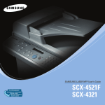 Samsung SCX-4521F All in One Printer User Manual