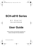 Samsung SCH-a610 Telephone User Manual